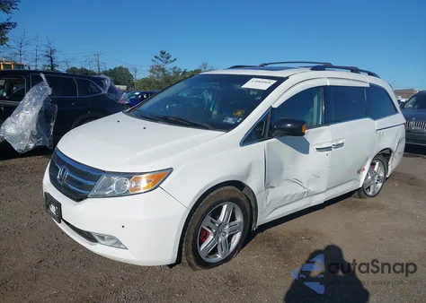 2011 Honda Odyssey Touring/Touring Elite z USA, uszkodzony, nr VIN 5FNRL5H93BB084429